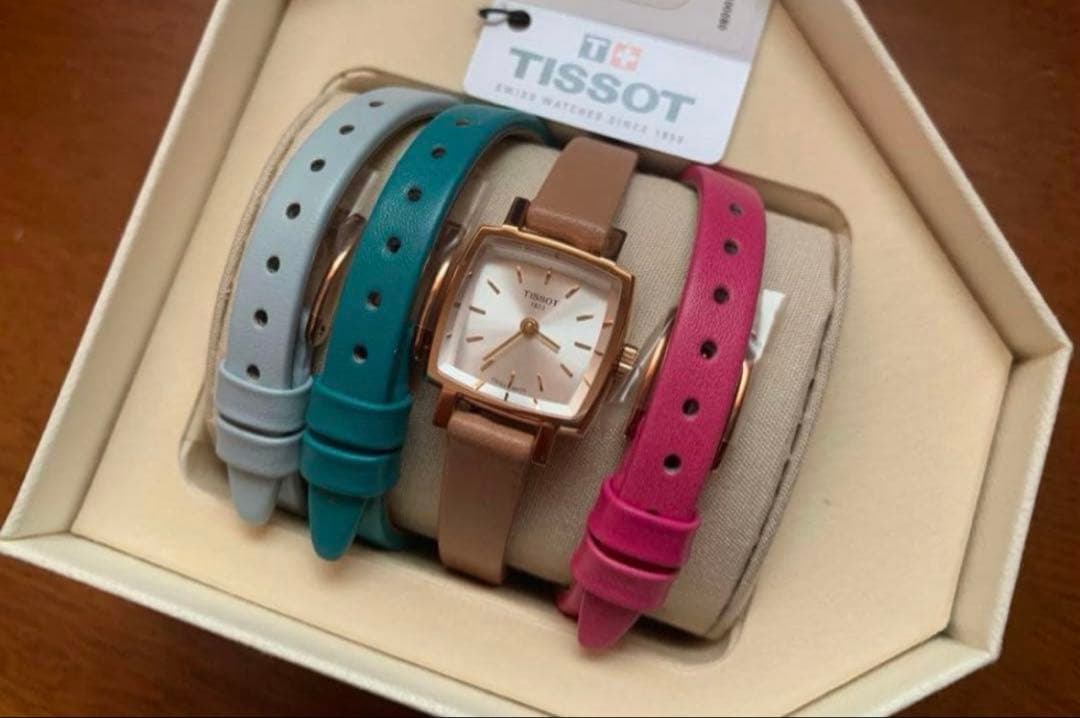 公式 レディース 腕時計 TISSOT ラブリー サマーセット レザー