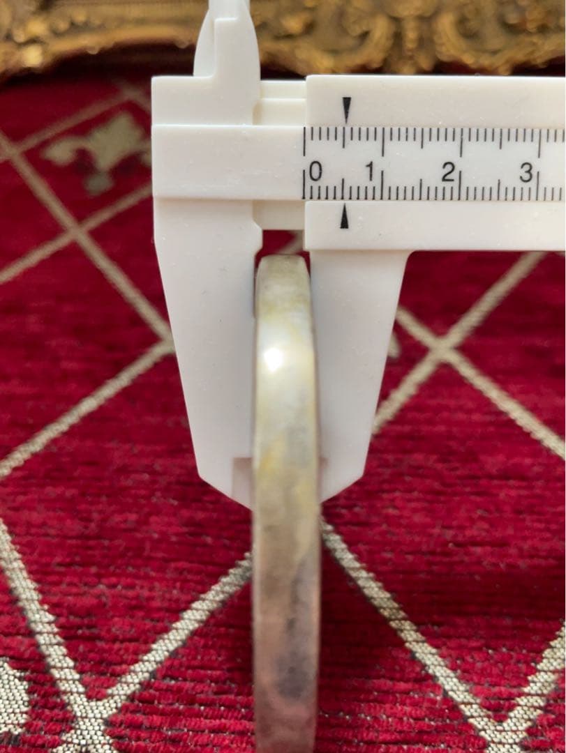 鉄製 鍔 鐔 木箱入り 金 象嵌 銀 覆輪 正阿弥銘 骨董 江戸 希少 脇差