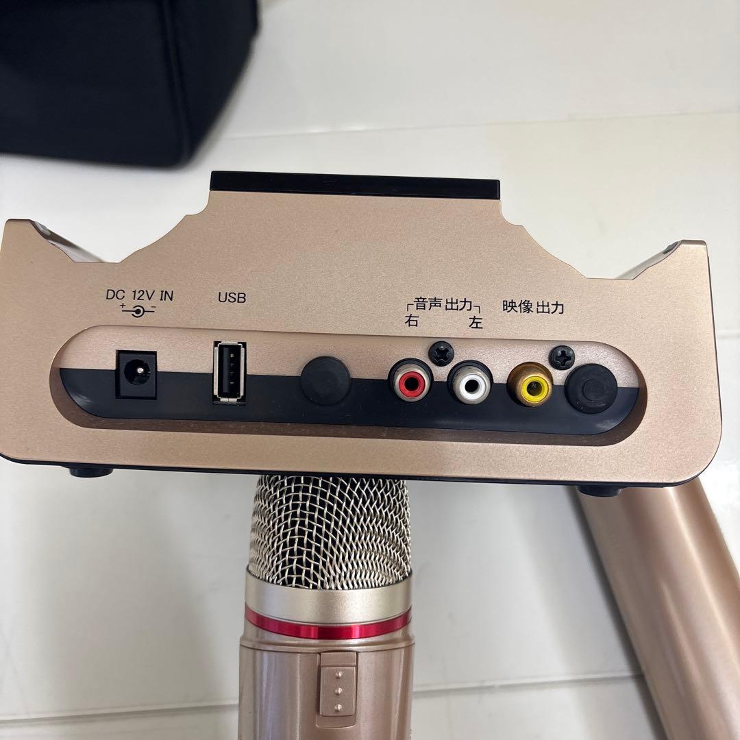 【美品】ファミリーカラオケセット 2本マイク付き