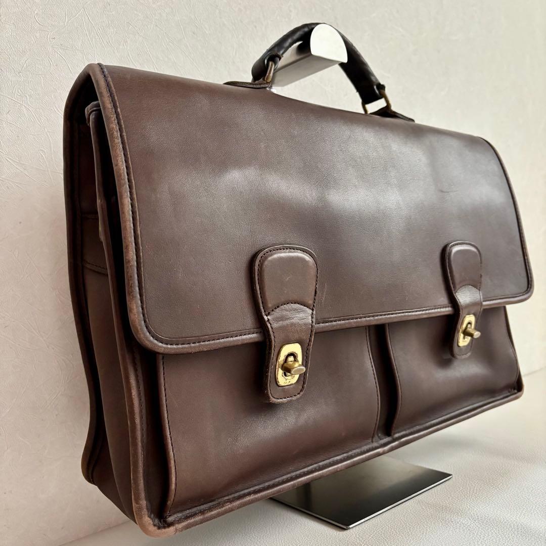 【COACH】オールドコーチ ターンロック ビジネスバッグ 5275 レザー