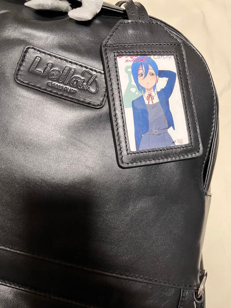 ラブライブ　レザーリュック　若菜四季　カルクル　バックパック　レザーバッグ