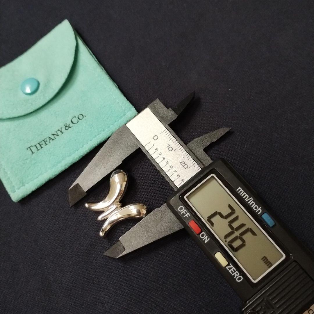 美品 TIFFANY ティファニー バタフライ ピンブローチ シルバー