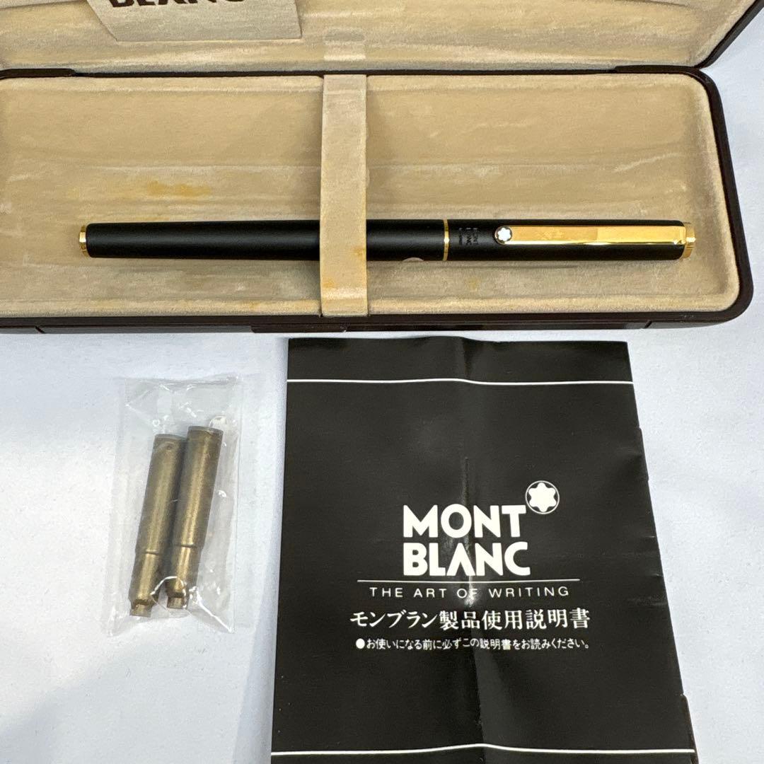 MONT BLANC 万年筆 ブラック ゴールド14K