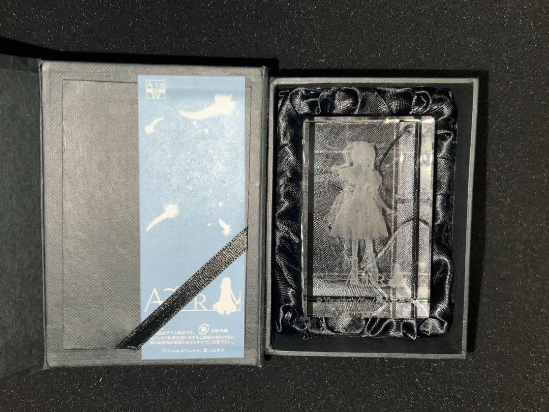 Key AIR 神尾観鈴　クリスタルガラス　鳥の詩　レコード