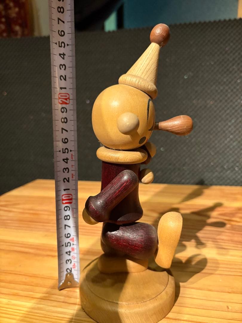 木製 人形 クラウン ピエロ 5体セット ウッドドール 北欧風 置物