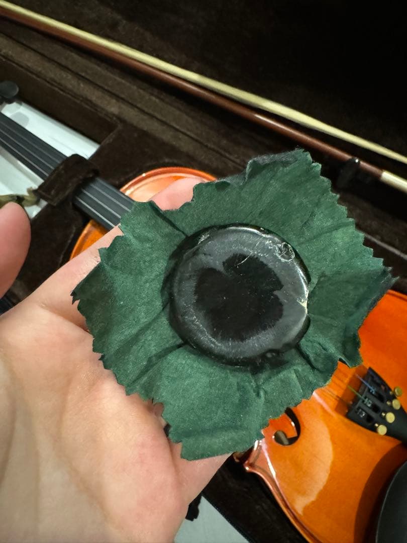 バイオリン　肩当て・ケース付き