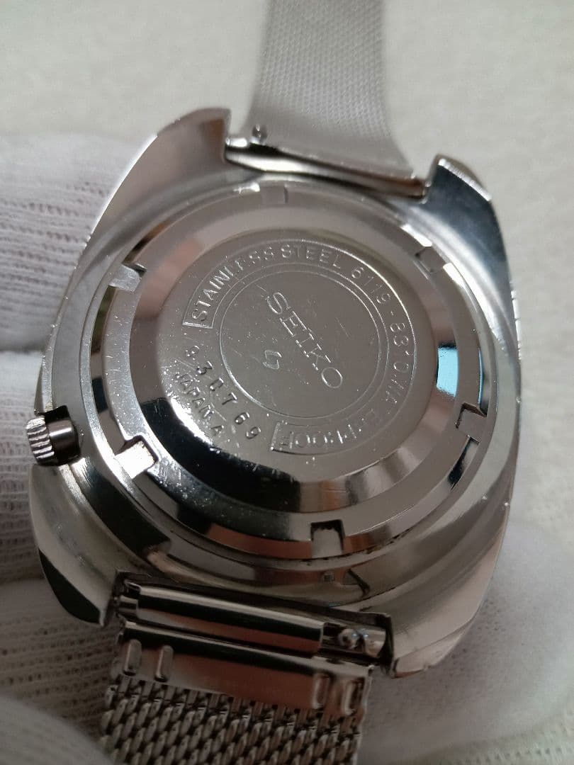 ヤ*カ様 SEIKO5　SPORTS　機械式自動巻　6119-8310　希少アン