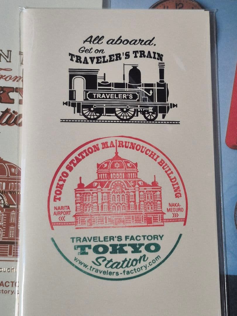 トラベラーズノート東京駅限定 2026 新春スタンプ マグネット付き