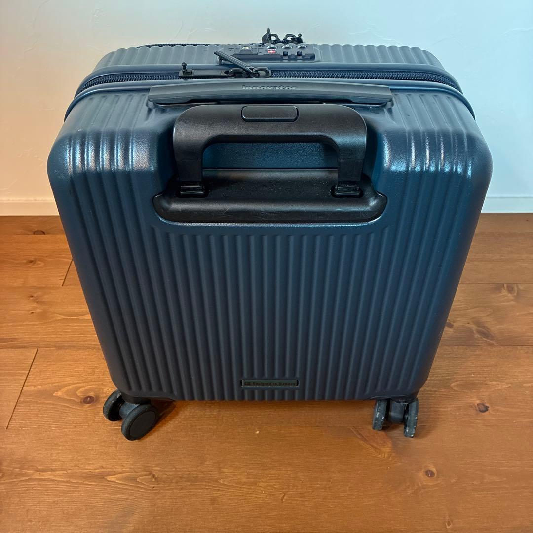 イノベーター スーツケース フロントオープン33L 色ディープシー