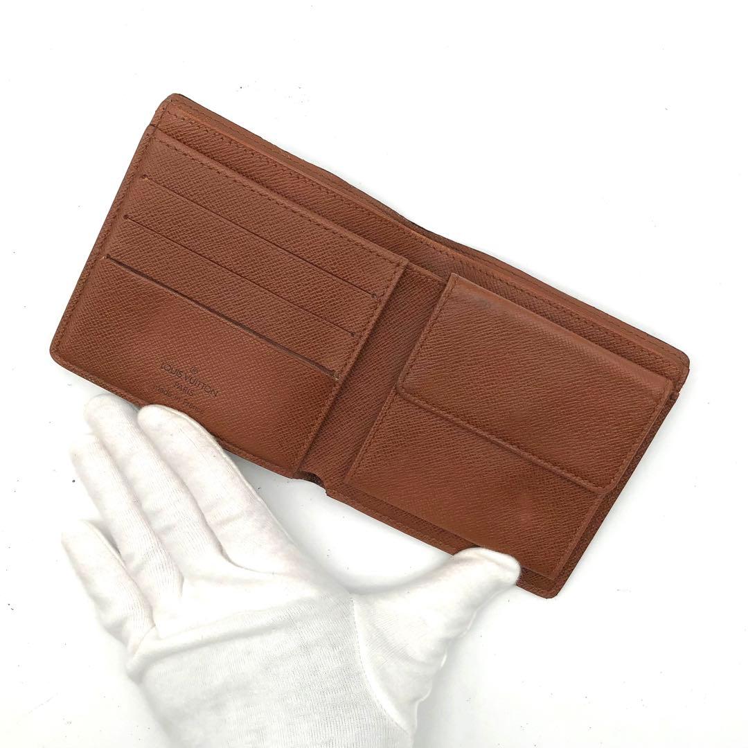 モノグラム ルイヴィトン ポルトフォイユ マルコ ウォレット 二つ折り財布