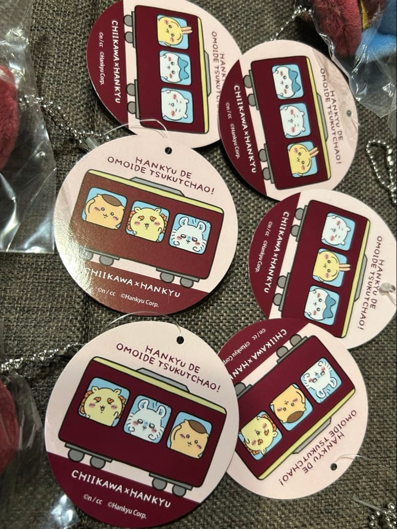 ちいかわ 阪急電車なマスコット 6点セット