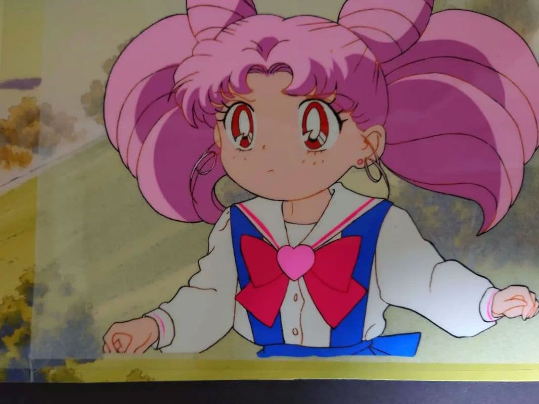 美少女戦士セーラームーン セル画 ちびうさ Cel Genga