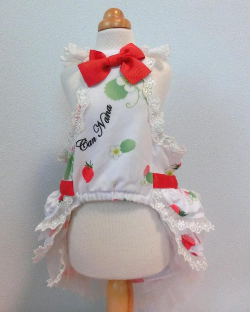 【稀少 美品】きゃんナナ いちごキャミワンピ Ｓ+Ｍサイズ