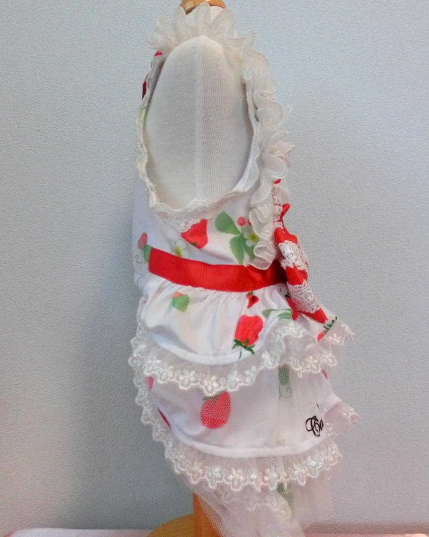 【稀少 美品】きゃんナナ いちごキャミワンピ Ｓ+Ｍサイズ