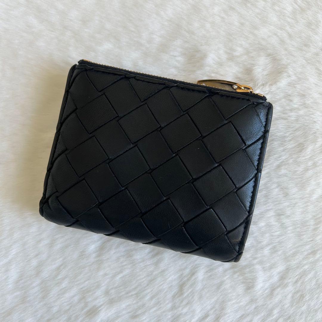美品✨　BOTTEGAVENETA ボッテガヴェネタ イントレ 財布　黒