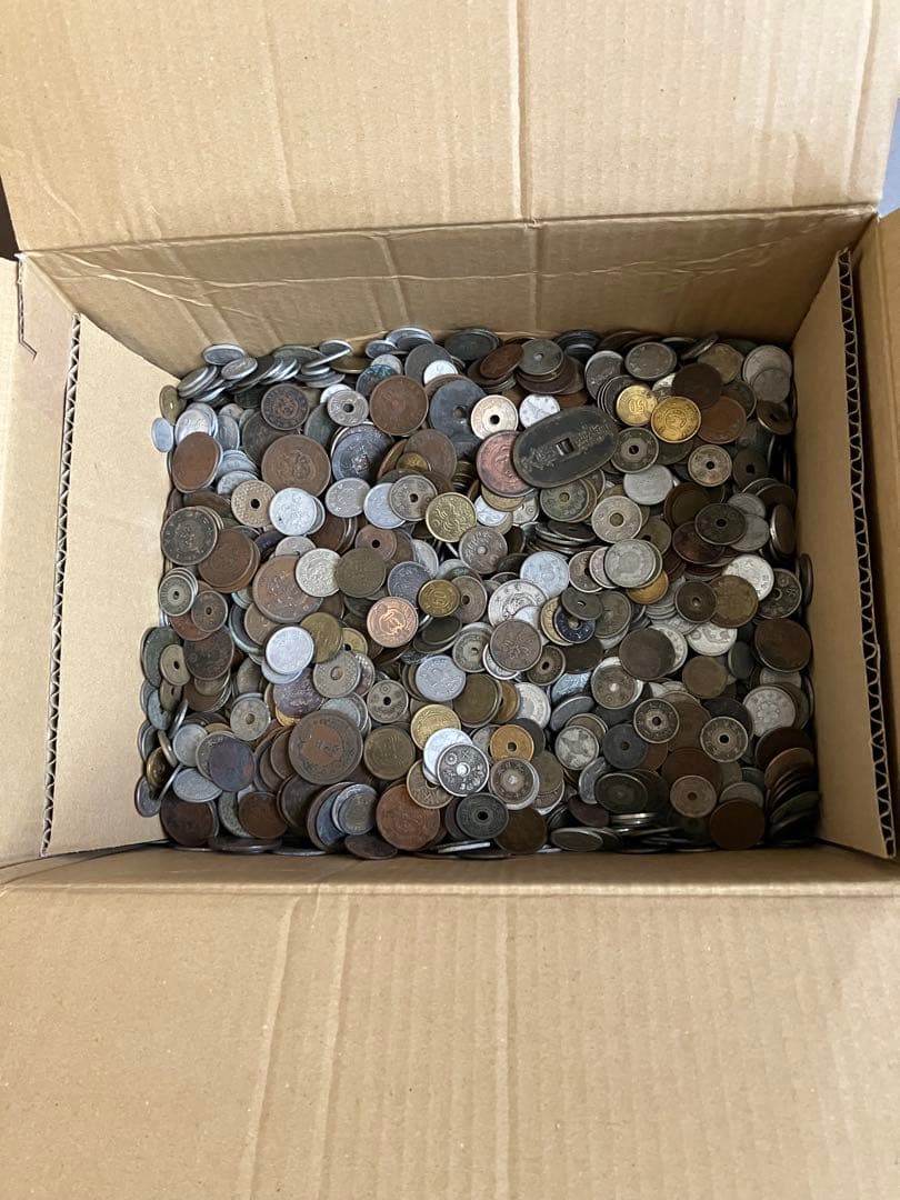 古銭まとめ売り 7.0kg 明治大正昭和初期