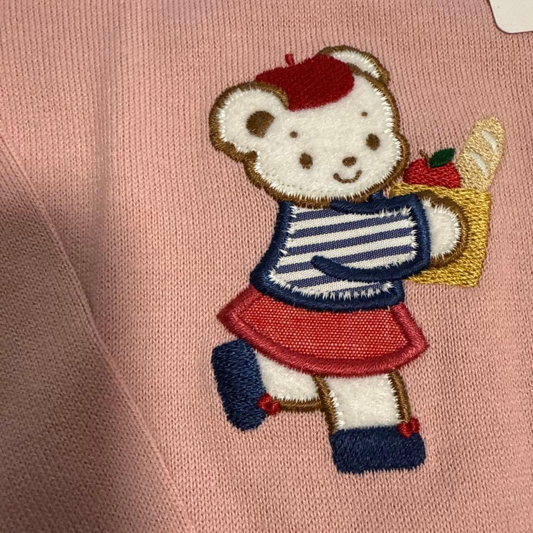 新品　ファミリア　長袖カットソー 90 ピンク