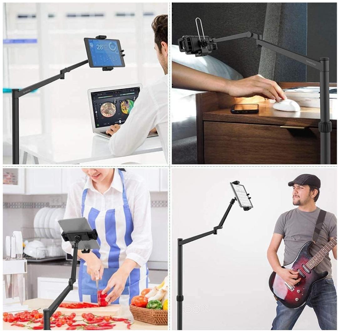 アーム・フロアースタンド】金属製　40～140cm　smatree FS100①