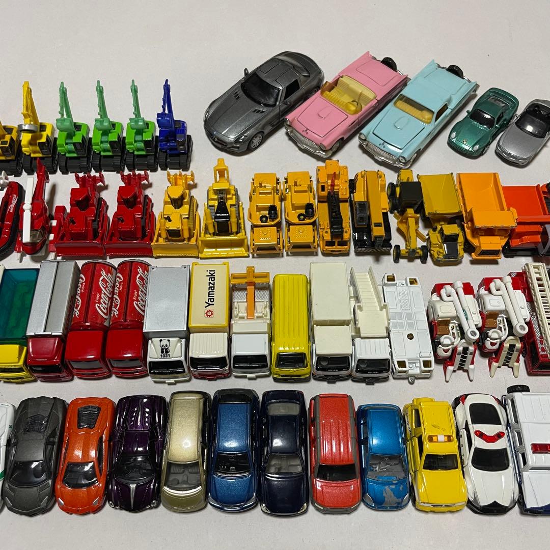 トミカまとめ売り　工事車両　消防車両　おまけ付き