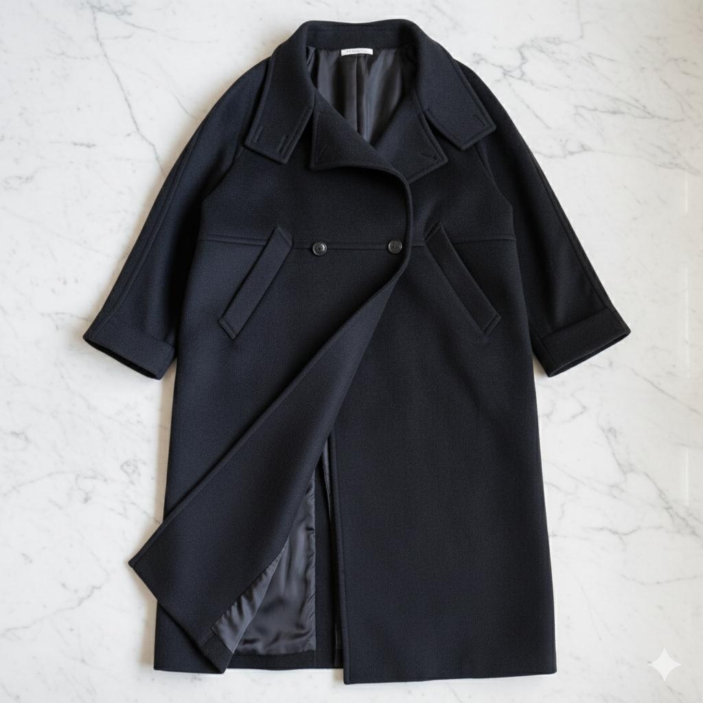 美品✨SIMPLICITE WビーバーコクーンW前スタンドコートBC.STOCK