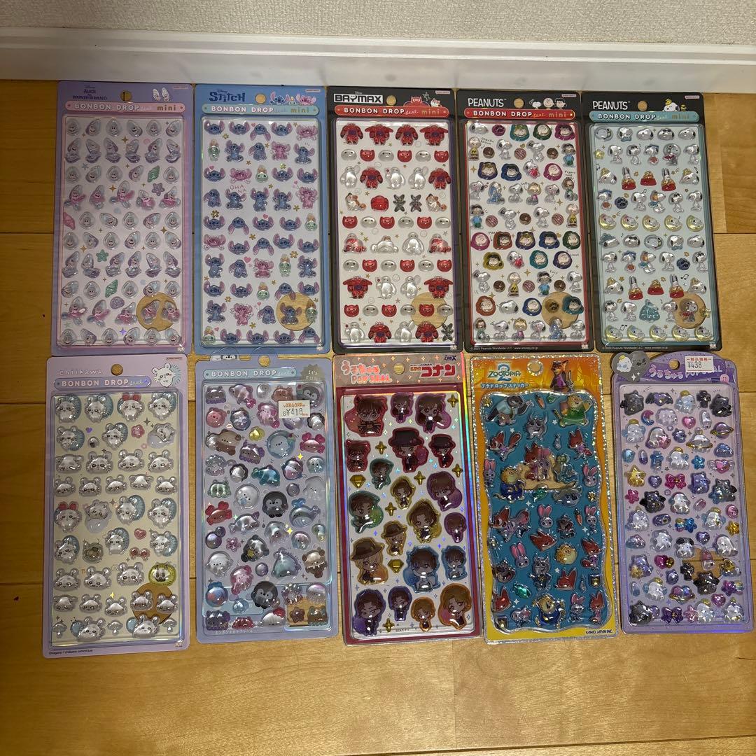 ボンボンドロップシール　ボンドロmini うるちゅるPOPシール　プチドロ