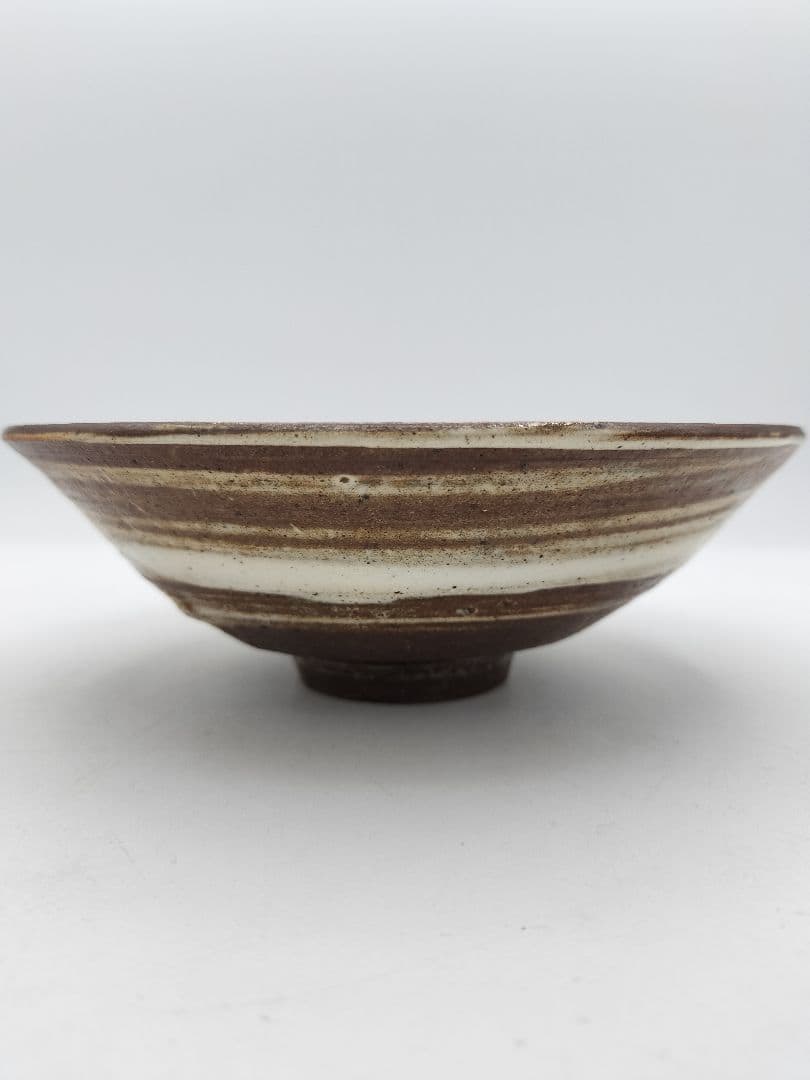 b595 茶碗 刷毛目 平 十三代 中里太郎衛門 木箱 茶道具 古物