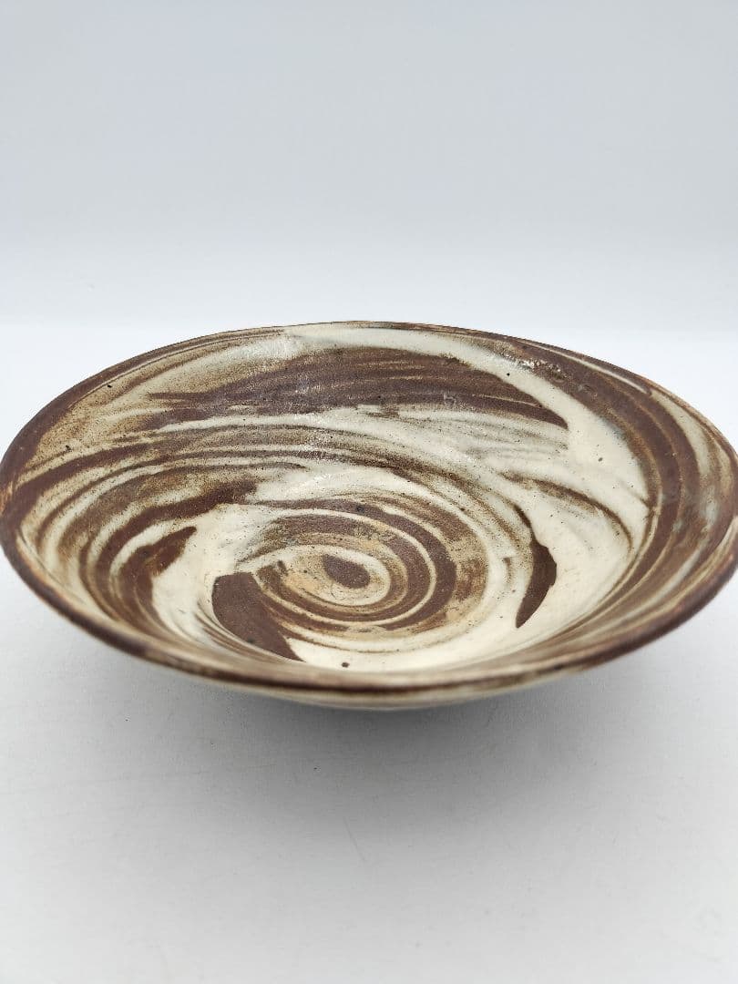 b595 茶碗 刷毛目 平 十三代 中里太郎衛門 木箱 茶道具 古物