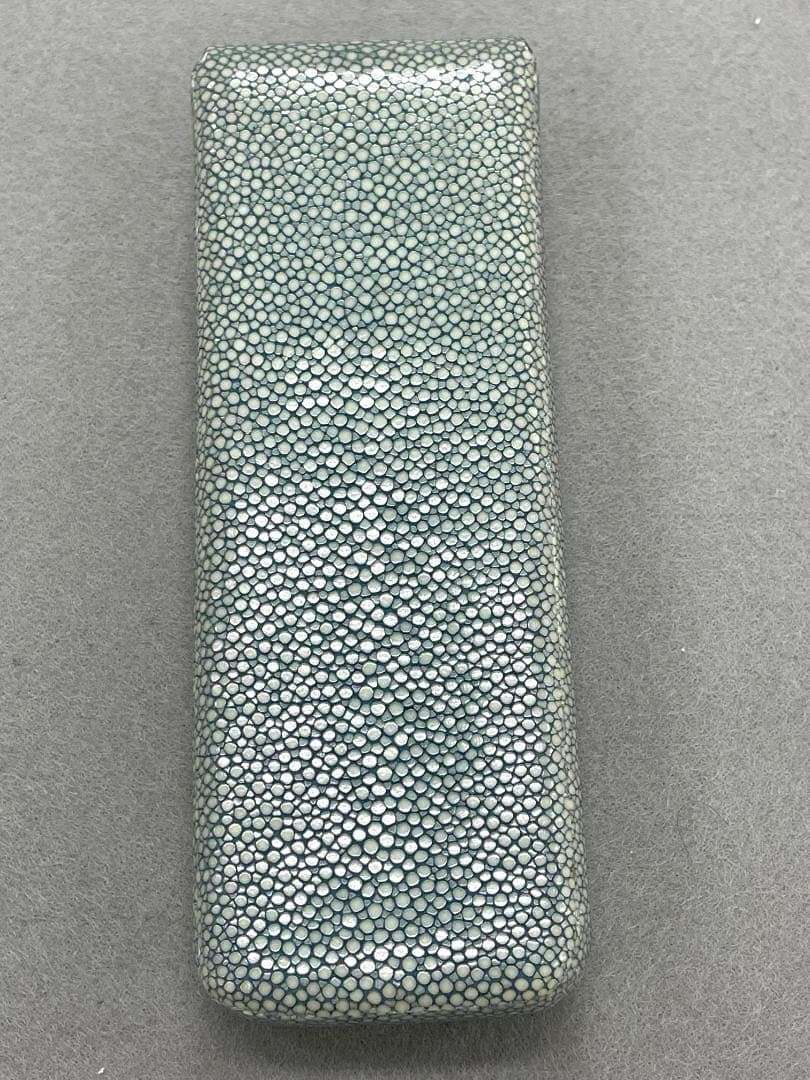 【希少素材•未使用】GANZO ガンゾ スティングレイ ガルーシャ　ペンケース