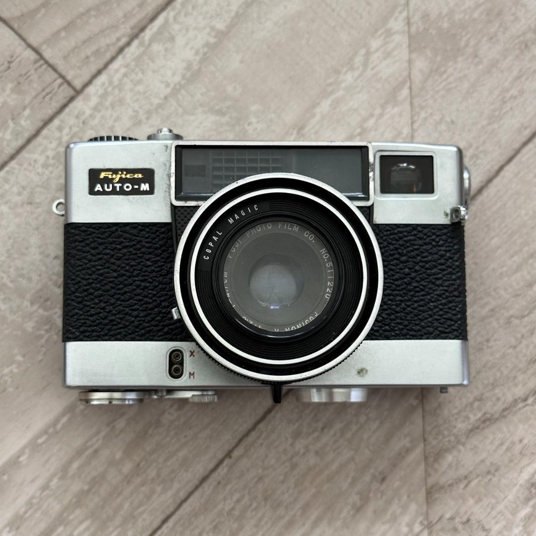 【現状品】Fujica 35 AUTO-M 35mmフィルムカメラ★ケース付き