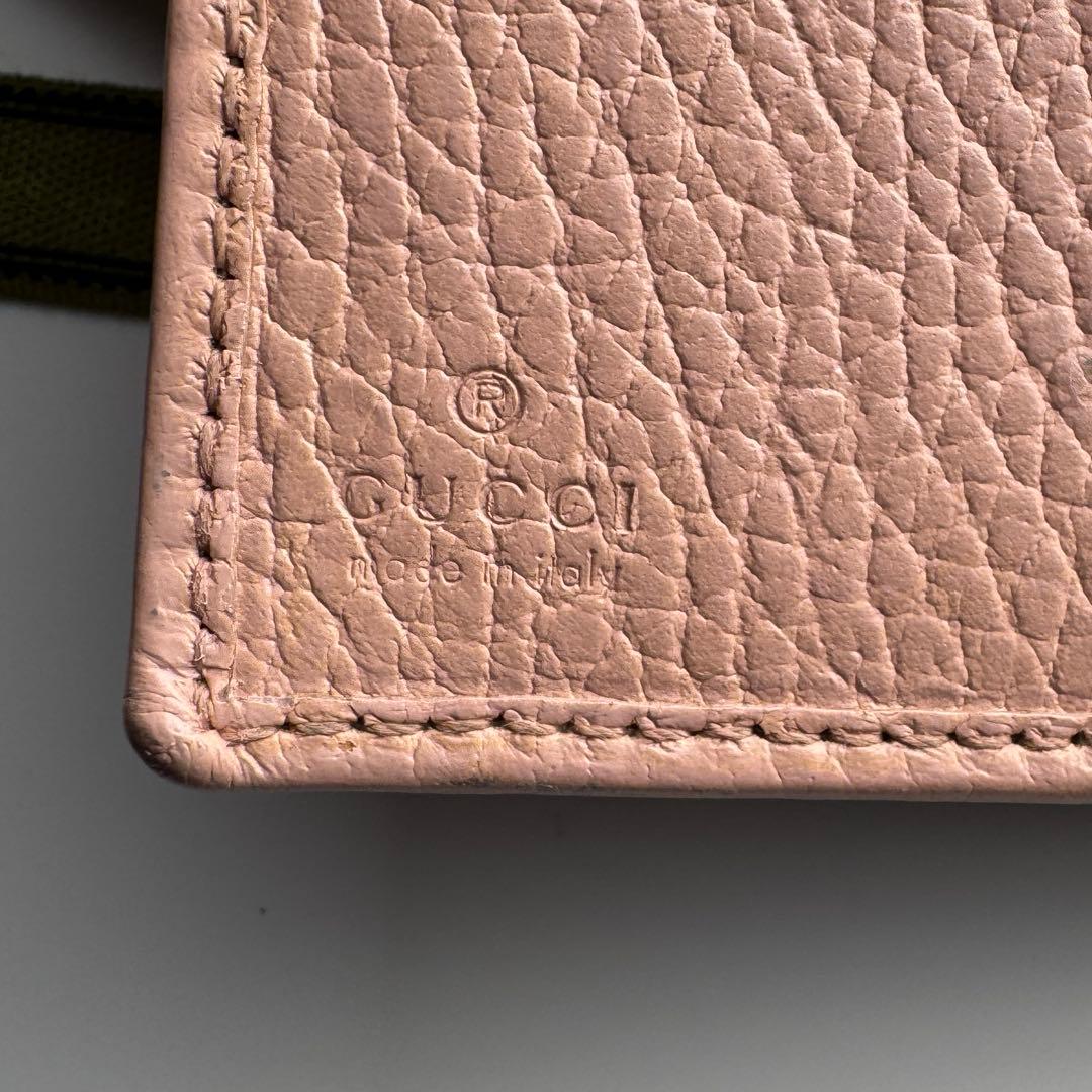 【美品】 158 GUCCI グッチ マーモント 2つ折り 財布