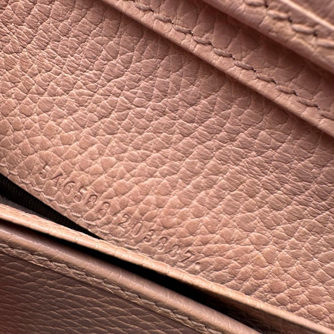 【美品】 158 GUCCI グッチ マーモント 2つ折り 財布