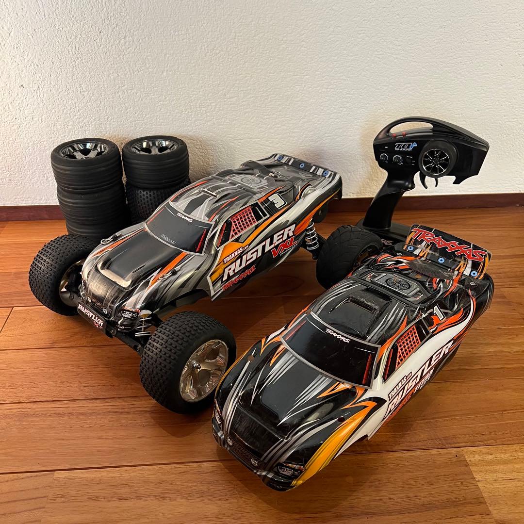 Traxxas RUSTLER VXL RCカー 部品多数