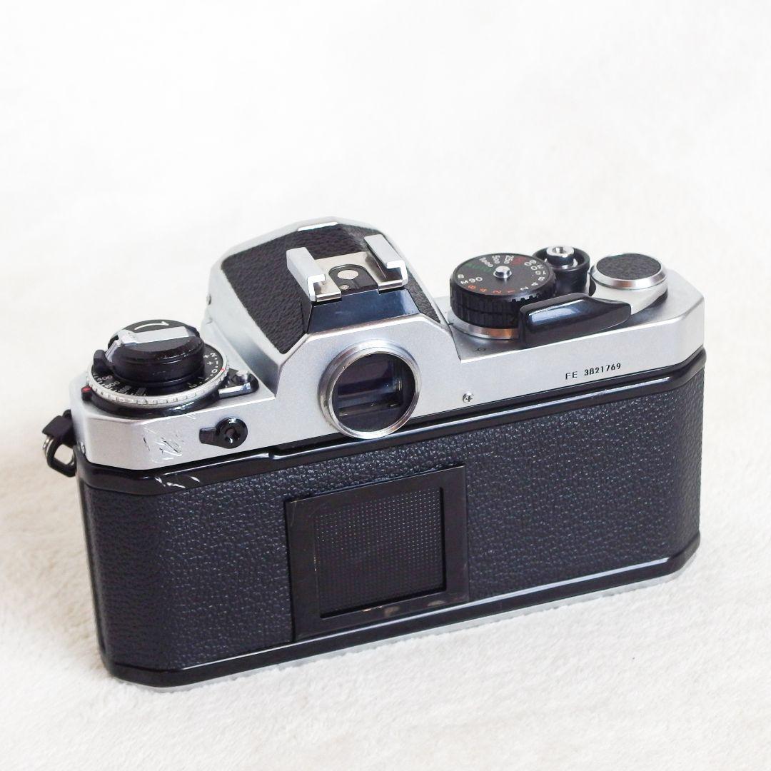 良品 Nikon ニコンFE シルバー 清掃 モルト交換 整備済 光学 極上品