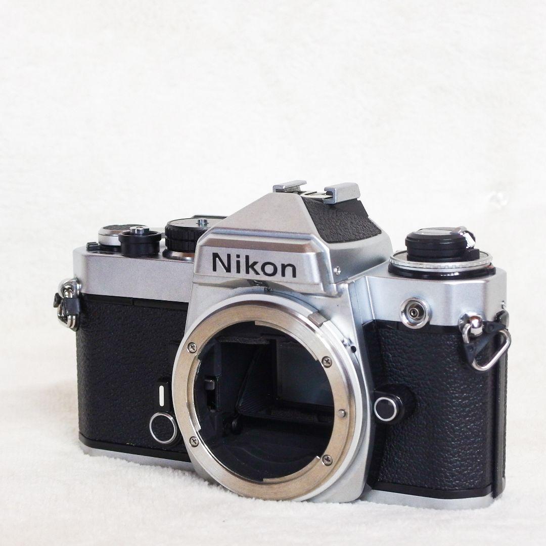 良品 Nikon ニコンFE シルバー 清掃 モルト交換 整備済 光学 極上品