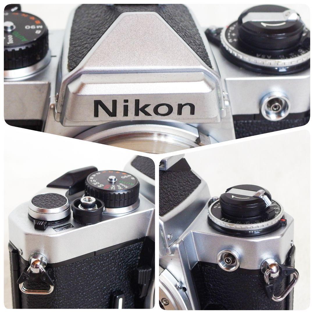 良品 Nikon ニコンFE シルバー 清掃 モルト交換 整備済 光学 極上品