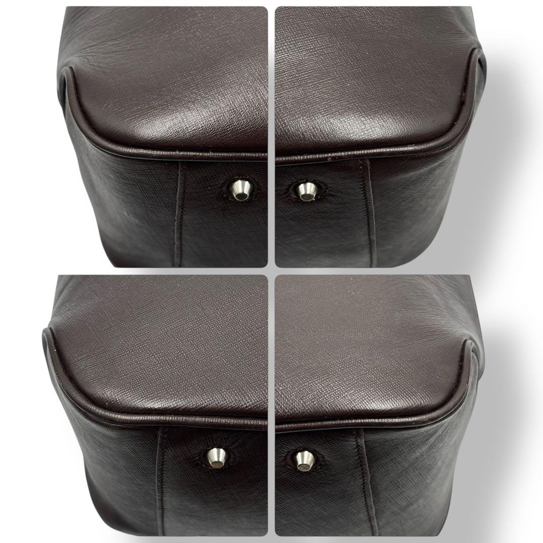 【未使用】 PID PAP103 ビジネスバッグ 2way レザー チョコ A4