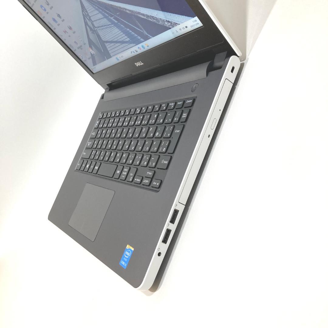 初心者✨i3・超大容量SSD✨白・グレー✨すぐ使えるノートパソコン◇T413-2