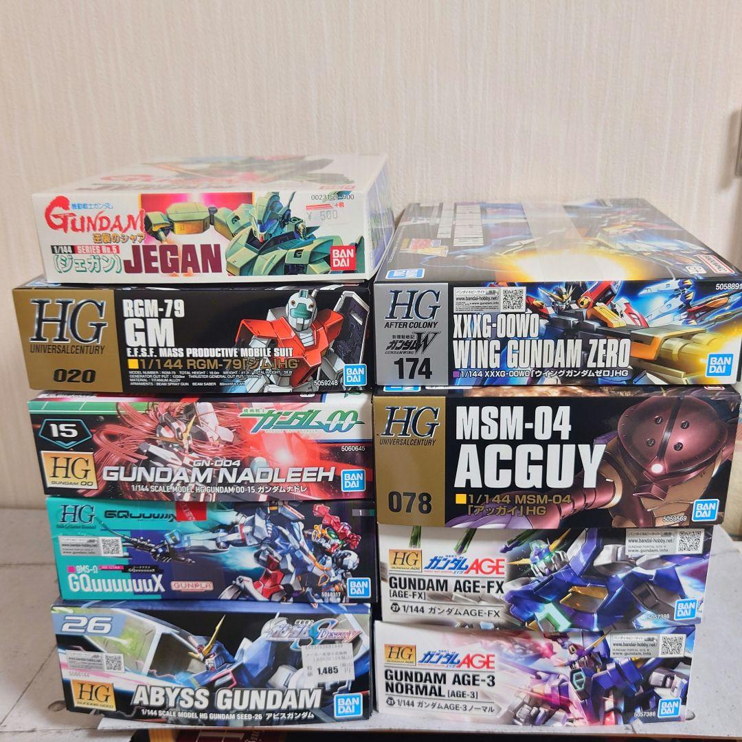 HG ハイグレード 未組立(一部除く) 9体セット ガンプラ ガンダム HGUC