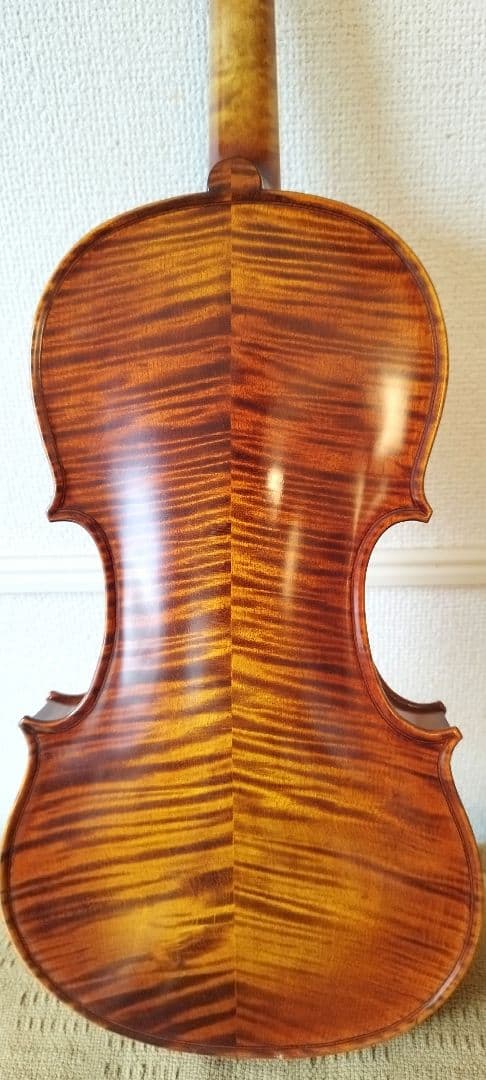 【極美品】美しい虎杢 バイオリン4/4 工房製 ケース付