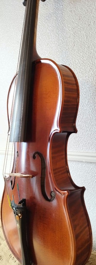 【極美品】美しい虎杢 バイオリン4/4 工房製 ケース付