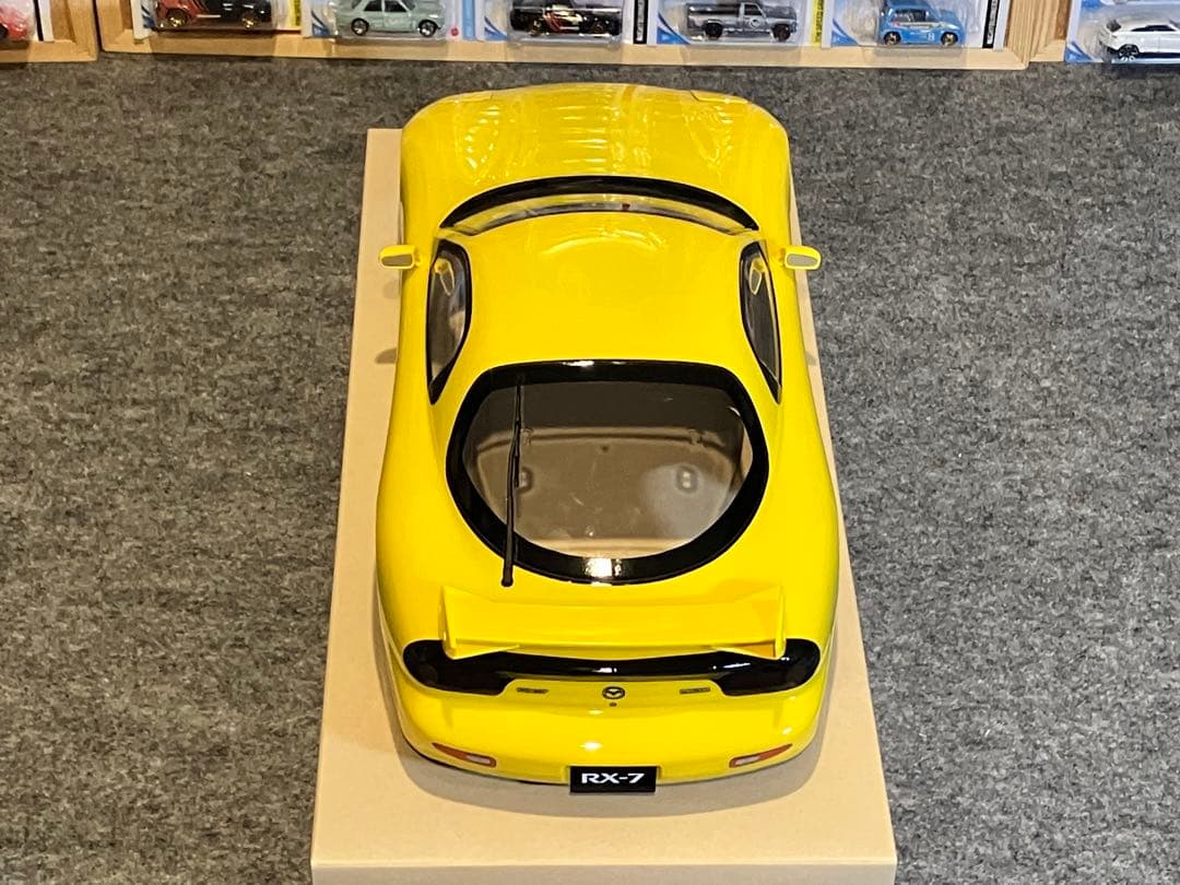 タミヤ ラジコン マツダRX-7 塗装済 スペアボディ イエロー