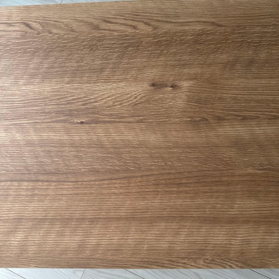 幅120 リビングテーブル 国産 ローデスク スチール脚 木製 LOWYA