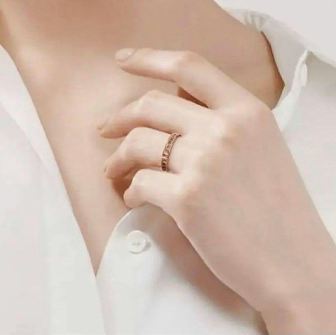 ティファニー T トゥルー ナローリング 指輪 K18