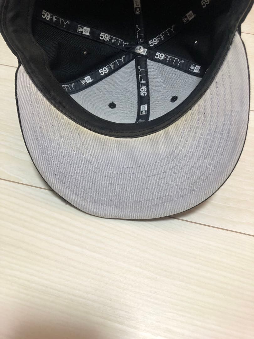 j*a様 supreme new era Sロゴツノ　キャップ