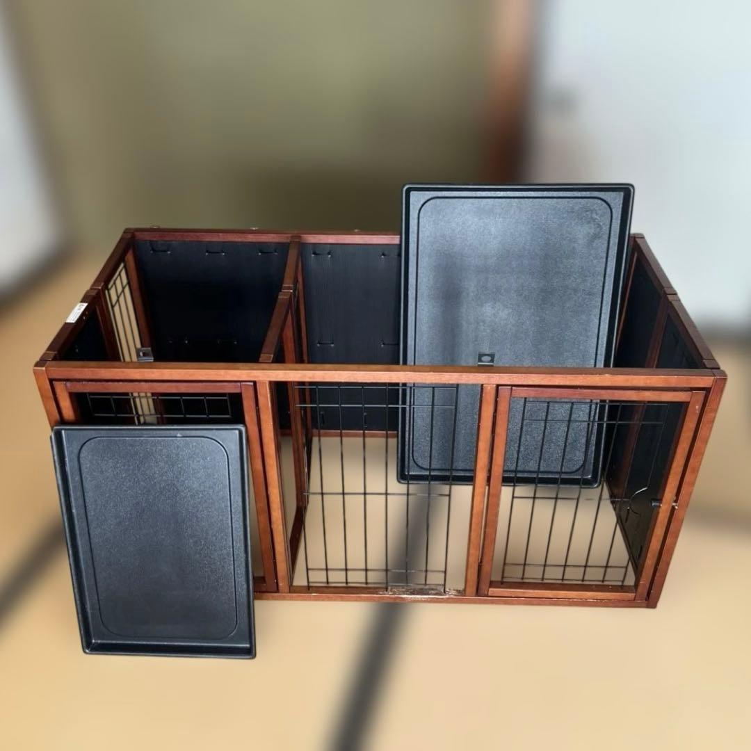 折り畳み木製犬用ケージ 12年程前6万で購入 静岡市取りに来てくれる方限定です