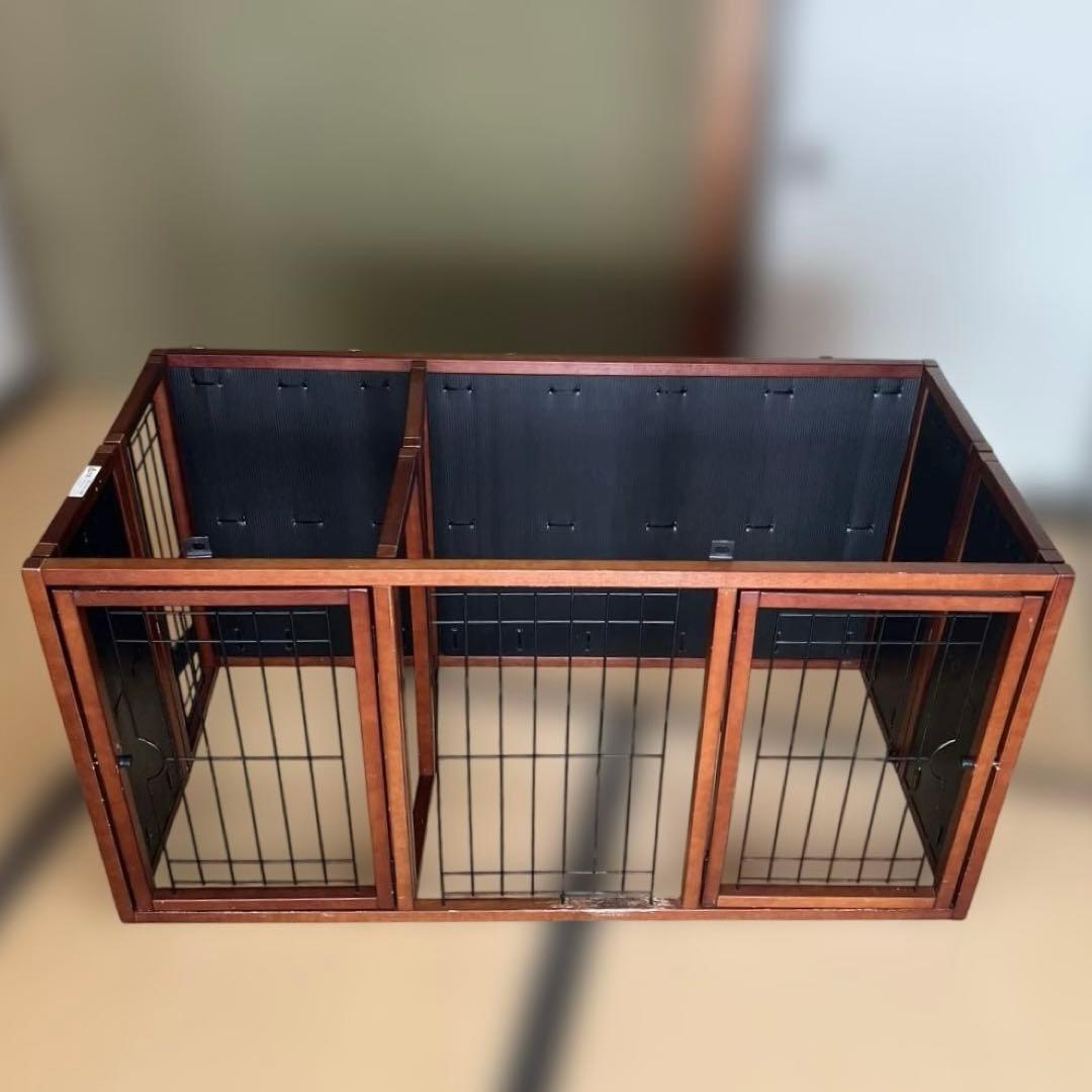 折り畳み木製犬用ケージ 12年程前6万で購入 静岡市取りに来てくれる方限定です