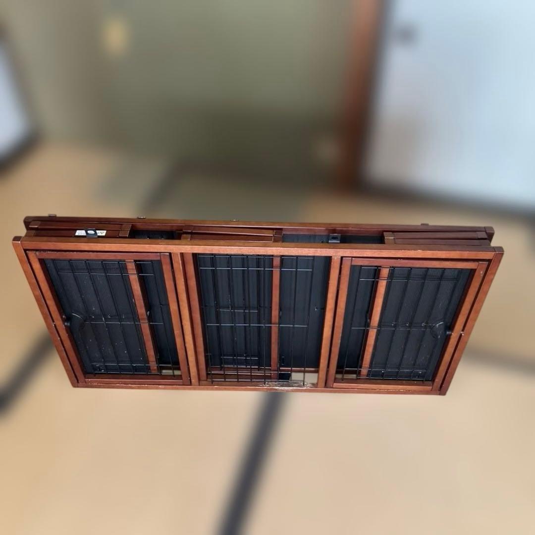 折り畳み木製犬用ケージ 12年程前6万で購入 静岡市取りに来てくれる方限定です