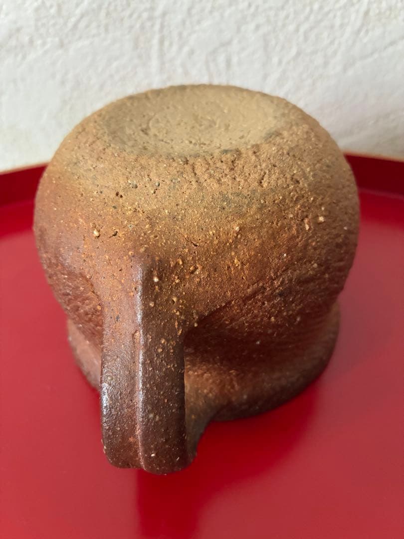 大嶺實清　片口　陶器製注ぎ口付きカップ　ミルクピッチャー　やちむん