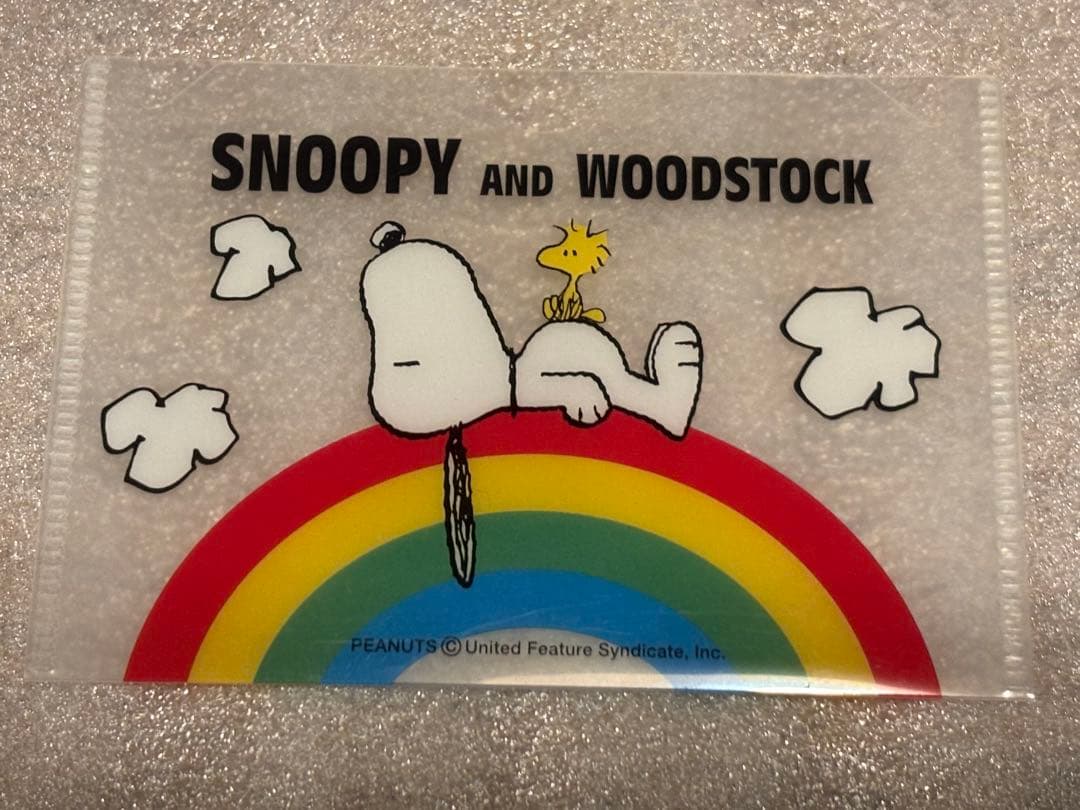 d*7様 スヌーピー ミニミニクリアファイル 3枚セット