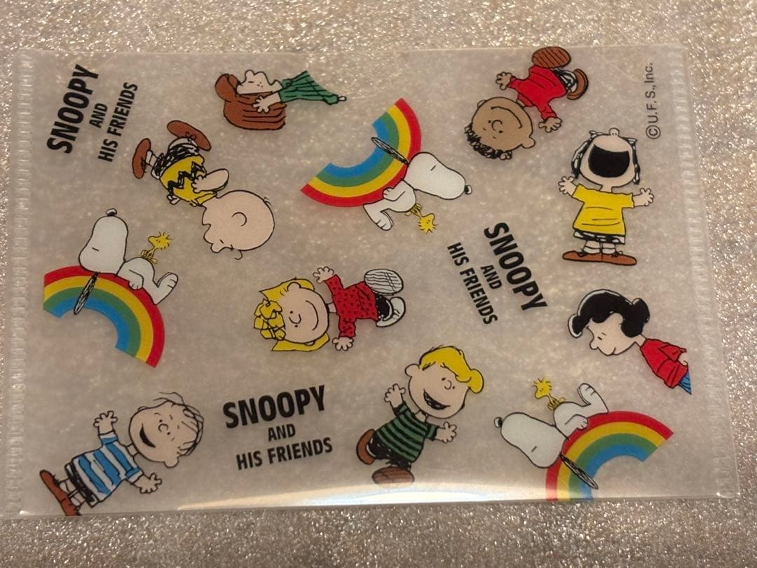 d*7様 スヌーピー ミニミニクリアファイル 3枚セット